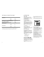 Preview for 5 page of Electrolux ER7620B Installation And Instruction Manual