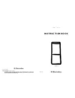 Electrolux ER7826/1B Instruction Book preview