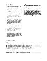 Preview for 3 page of Electrolux ER8137I Installation And Instruction Manual