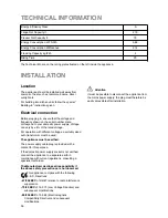 Preview for 10 page of Electrolux ER8137I Installation And Instruction Manual