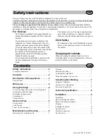 Предварительный просмотр 2 страницы Electrolux ER8302C Instruction Booklet