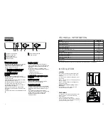 Preview for 4 page of Electrolux ERB 3321 Installation And Instruction Manual