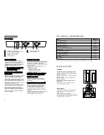 Preview for 3 page of Electrolux ERB3022X Installation And Instruction Manual