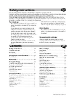 Preview for 2 page of Electrolux ERB3400 Instruction Book