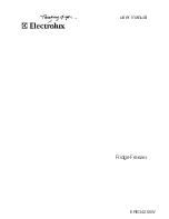 Preview for 1 page of Electrolux ERB34205W User Manual