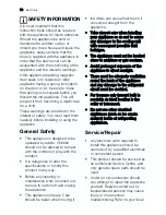 Preview for 6 page of Electrolux ERC 25291 W User Manual