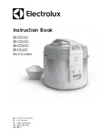 Electrolux ERC3105 Instruction Book preview