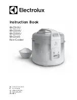 Preview for 1 page of Electrolux ERC3105 Instruction Book