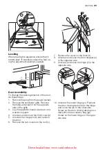 Предварительный просмотр 29 страницы Electrolux ERC31301W User Manual