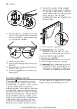 Предварительный просмотр 30 страницы Electrolux ERC31301W User Manual