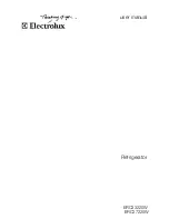 Electrolux ERC33220W User Manual preview