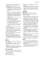 Preview for 3 page of Electrolux ERC33220W User Manual