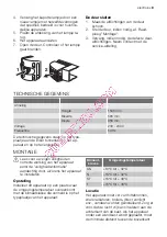 Предварительный просмотр 9 страницы Electrolux ERC33230W User Manual