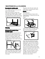 Preview for 10 page of Electrolux ERC38800WS Instruction Book