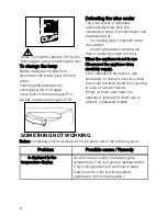 Preview for 11 page of Electrolux ERC38800WS Instruction Book