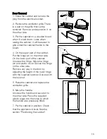 Preview for 16 page of Electrolux ERC38800WS Instruction Book