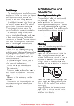 Preview for 10 page of Electrolux ERC38810WS User Manual