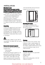 Preview for 14 page of Electrolux ERC38810WS User Manual