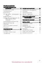 Preview for 20 page of Electrolux ERC38810WS User Manual