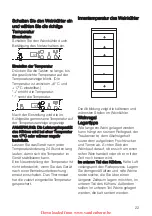 Preview for 22 page of Electrolux ERC38810WS User Manual