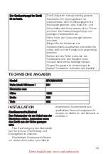 Preview for 28 page of Electrolux ERC38810WS User Manual