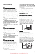 Preview for 54 page of Electrolux ERC38810WS User Manual