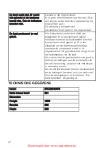 Preview for 57 page of Electrolux ERC38810WS User Manual