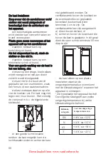 Preview for 59 page of Electrolux ERC38810WS User Manual