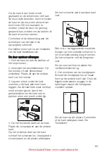 Preview for 60 page of Electrolux ERC38810WS User Manual