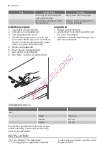 Preview for 8 page of Electrolux ERC39350W User Manual