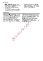 Preview for 22 page of Electrolux ERC39350W User Manual