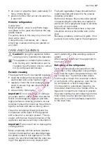 Preview for 27 page of Electrolux ERC39350W User Manual