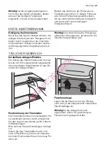 Preview for 47 page of Electrolux ERC39350W User Manual