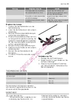 Preview for 51 page of Electrolux ERC39350W User Manual