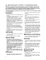 Preview for 2 page of Electrolux ERF 2830 Instruction Book