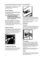 Preview for 8 page of Electrolux ERF 2830 Instruction Book