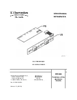 Electrolux ERF2000 Service Manual preview