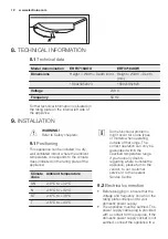 Предварительный просмотр 12 страницы Electrolux ERF3716AOW User Manual