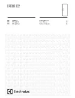 Preview for 1 page of Electrolux ERF3869SOW User Manual