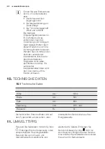 Preview for 60 page of Electrolux ERF4014AOW User Manual