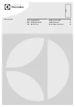 Preview for 1 page of Electrolux ERF4161AOX User Manual