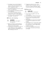 Preview for 21 page of Electrolux ERF4161AOX User Manual