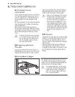 Preview for 34 page of Electrolux ERG1401FOW User Manual