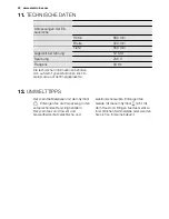 Preview for 42 page of Electrolux ERG1401FOW User Manual