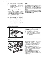 Предварительный просмотр 8 страницы Electrolux ERG1405FOW User Manual