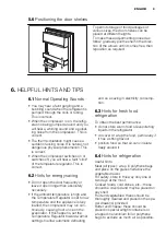 Предварительный просмотр 9 страницы Electrolux ERG1405FOW User Manual