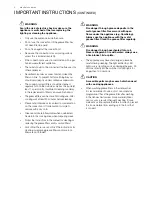 Preview for 4 page of Electrolux ERI522DSD User Manual