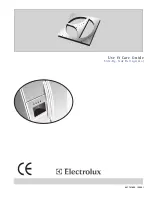 Preview for 1 page of Electrolux ERL 6296 Use & Care Manual