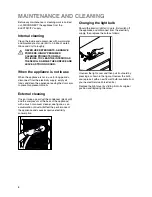 Preview for 8 page of Electrolux ERN 2820 Instruction Book