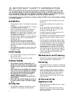 Preview for 2 page of Electrolux ERN 2920 Instruction Book